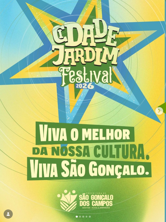 Cidade Jardim Festival 2026 tem datas confirmadas em São Gonçalo dos Campos